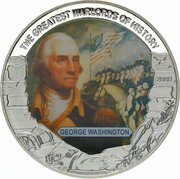 5 Dollars George Washington, Liberia, 2009 reverse image
