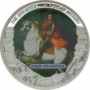 5 Dollars Eugen von Savoyen, Liberia, 2009 reverse image