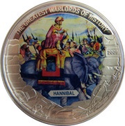 5 Dollars Hannibal, Liberia, 2009 reverse image