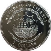 5 Dollars Julius Caesar obverse image