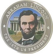 5 Dollars Abraham Lincoln, Liberia, 2009 reverse image