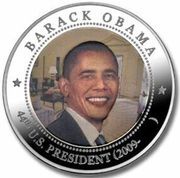 5 Dollars Barack Obama, Liberia, 2010 reverse image