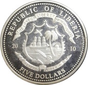 5 Dollars Octopus Paul obverse image
