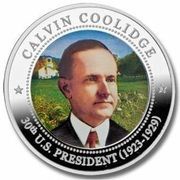 5 Dollars Calvin Coolidge, Liberia, 2010 reverse image