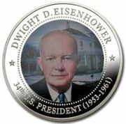 5 Dollars Dwight D. Eisenhower, Liberia, 2010 reverse image