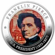5 Dollars Franklin Pierce, Liberia, 2010 reverse image