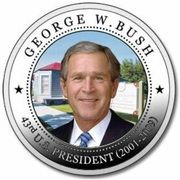 5 Dollars George W. Bush, Liberia, 2010 reverse image