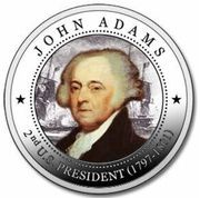 5 Dollars John Adams, Liberia, 2010 reverse image
