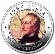 5 Dollars John Tyler, Liberia, 2010 reverse image