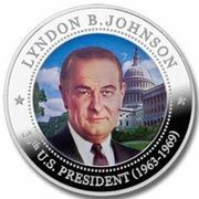 5 Dollars Lyndon B. Johnson, Liberia, 2010 reverse image