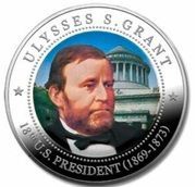 5 Dollars Ulysses S. Grant, Liberia, 2010 reverse image