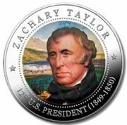 5 Dollars Zachary Taylor, Liberia, 2010 reverse image