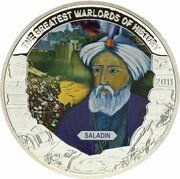 5 Dollars Saladin, Liberia, 2011 reverse image