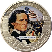 5 Dollars Jefferson Davis, Liberia, 2011 reverse image