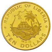 10 Dollars Inauguration obverse image