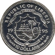 10 Dollars Captain James T. Kirk and Captain Jean-Luc Picard; Silver Proof issue obverse image