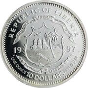 10 Dollars Return of Hong Kong obverse image
