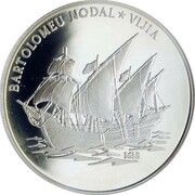 10 Dollars Bartolomeu Nodal Vijia, Liberia, 1999 reverse image