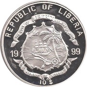 10 Dollar John F. Kennedy Jr. obverse image