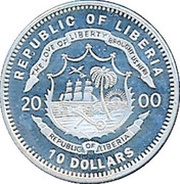 10 Dollars Washington Crossing the Delaware River obverse image