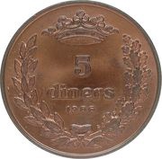 5 Diners - Joan Martí i Alanis Episcopal Co-Prince reverse image
