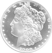 10 Dollars Millennium, Liberia, 2000 reverse image
