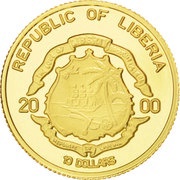 10 Dollars Mask of the Dan obverse image