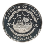 10 Dollars John F. Kennedy obverse image