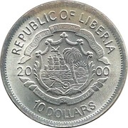 10 Dollar American Bald Eagle-Colorized obverse image