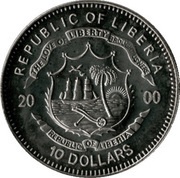 10 Dollars Statue of Liberty obverse image