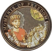 10 Dollars End of Christian Persecution - 343, Liberia, 2001 reverse image