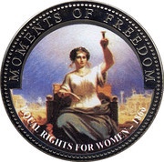 10 Dollars Equal Rights for Women - 1868, Liberia, 2001 reverse image