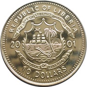 10 Dollars The End of World War II - 1945 obverse image