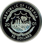 10 Dollars Foundation of the United Nations - 1945 obverse image