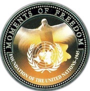 10 Dollars Foundation of the United Nations - 1945, Liberia, 2001 reverse image