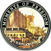 10 Dollars French Revolution - 1789, Liberia, 2001 reverse image