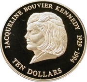 10 Dollars Jacqueline Bouvier Kennedy reverse image
