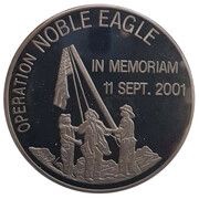 10 Dollars Operation Noble Eagle, Liberia, 2001 reverse image