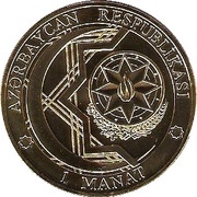 1 Manat Rhythmic Gymnastics obverse image
