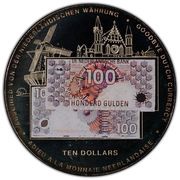 10 Dollars Goodbye Dutch Currency, Liberia, 2002 reverse image