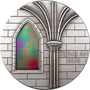 10 Dollars Tiffany Art, Liberia, 2004 reverse image