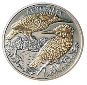 10 Dollars Kookaburra, Liberia, 2004 reverse image