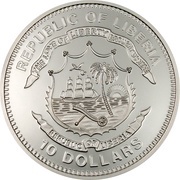10 Dollars Meteorite NWA 267 obverse image