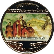 10 Dollars The Battle of Nandorfehervar - 1456, Liberia, 2004 reverse image