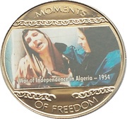10 Dollars War of Independence in Algeria - 1954, Liberia, 2004 reverse image
