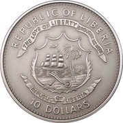 10 Dollars Sundial obverse image