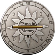 10 Dollars Sundial, Liberia, 2004 reverse image