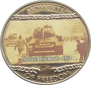 10 Dollars The East Berlin Revolt - 1953, Liberia, 2004 reverse image