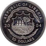 10 Dollars The End of Pinochet's Regime - 1989 obverse image