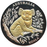 10 Dollars Koala, Liberia, 2005 reverse image